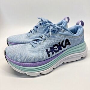 Hoka One One Gaviota 5 Women 7.5 B Airy Blue Running Shoes 1134235-ABSO